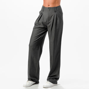 The Penny Pinstripe Pleated Pants