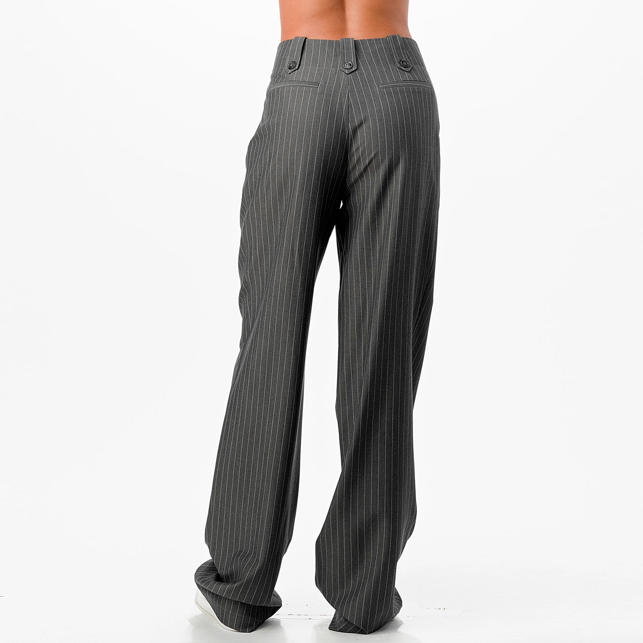 The Penny Pinstripe Pleated Pants