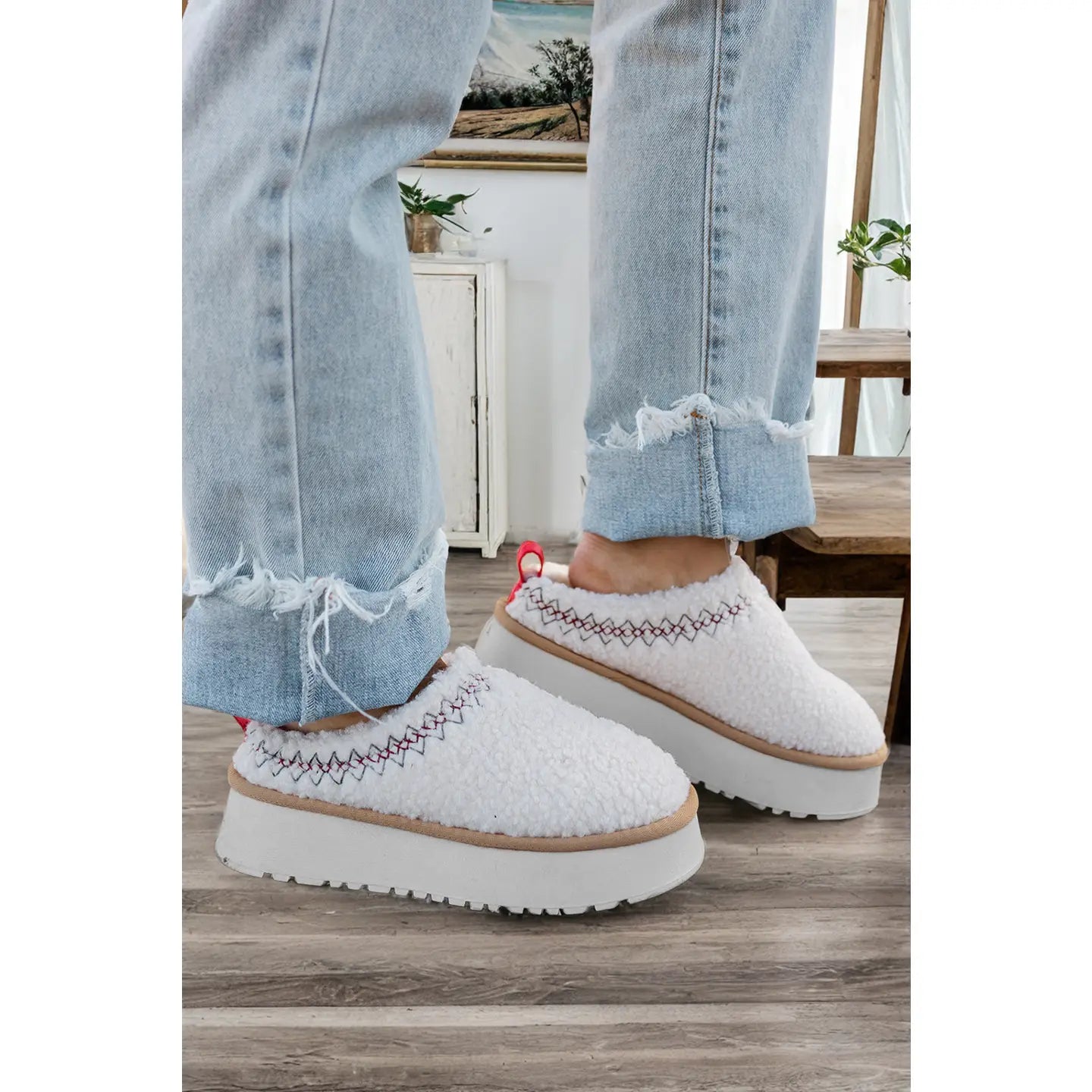 Sherpa Plush Winter Slippers