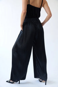 Millie Pleated Satin Pants