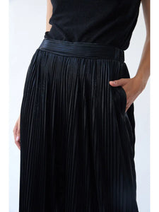 Millie Pleated Satin Pants