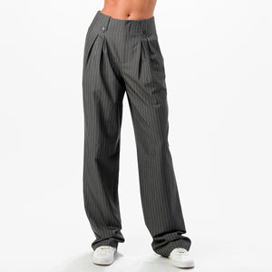 The Penny Pinstripe Pleated Pants